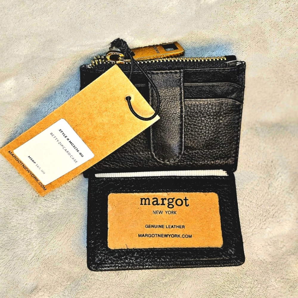 Margot Betty Black Card Case
